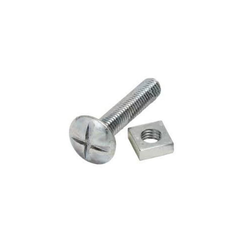 ROOFING BOLT AND NUT 1/4 X 4"