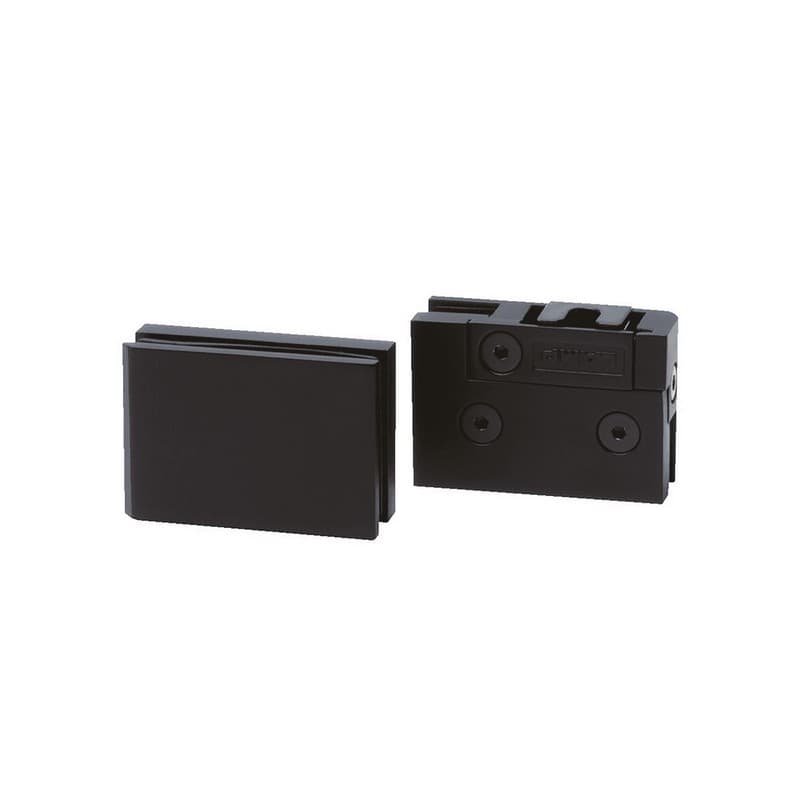 GLASS  CABINET DOOR HINGES BLACK