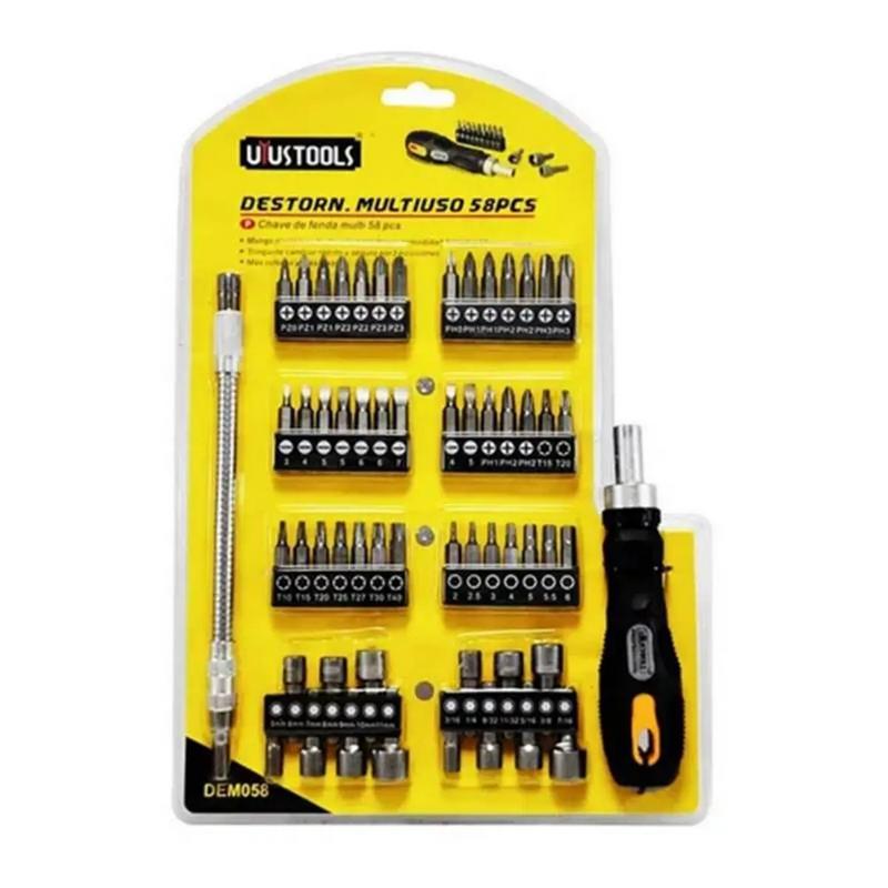 UYUSTOOLS SCREWDRIVER BITS 58PCS SET  DEM058